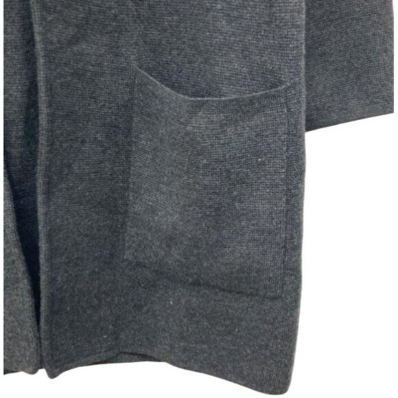 J. Crew Womens Charcoal Gray Knit Cardigan XXS With Pockets - Picture 3 of 5